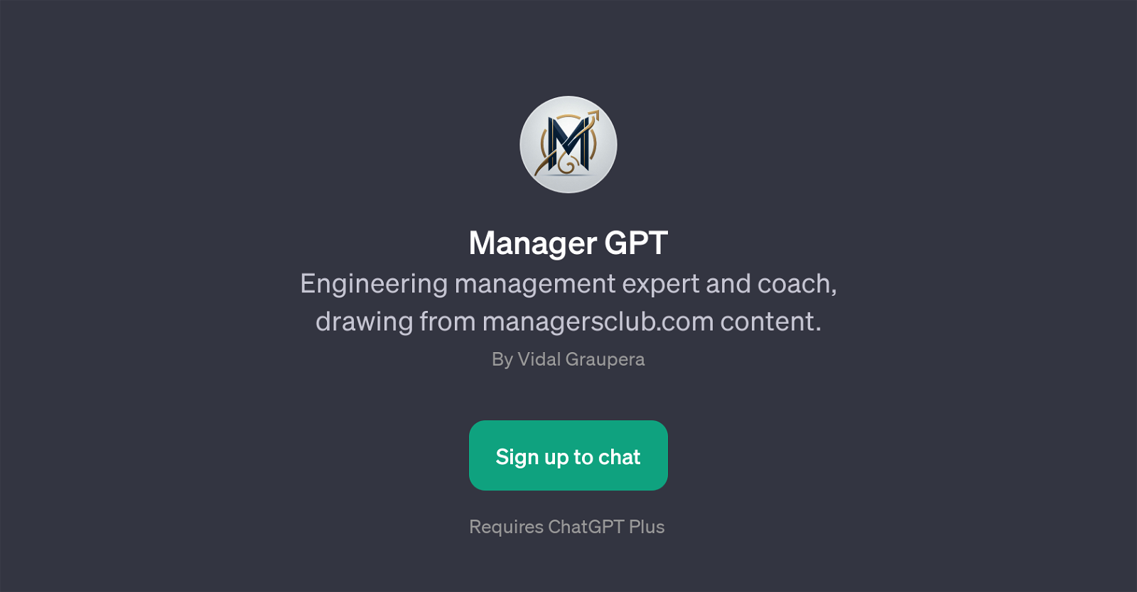 Manager GPT website