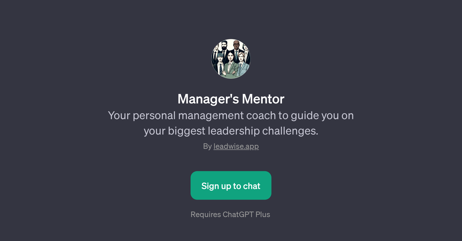 Manager's Mentor website