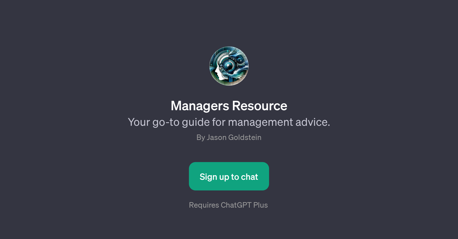 Managers Resource website