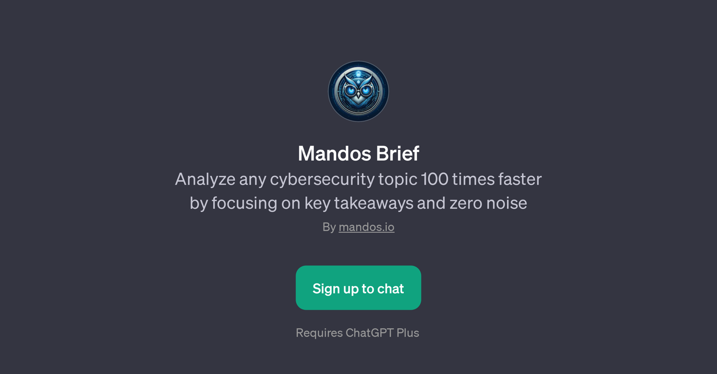 Mandos Brief website