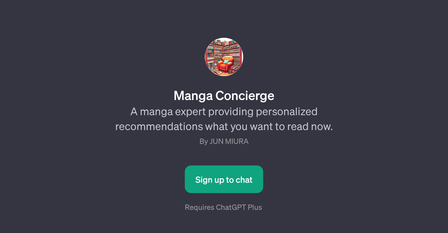Manga Concierge website