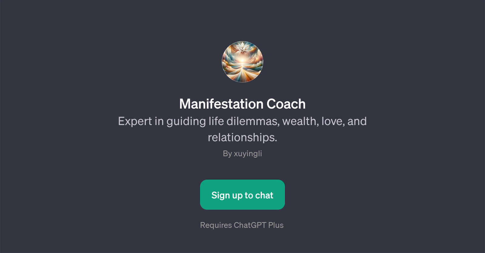 Manifestation Coach website