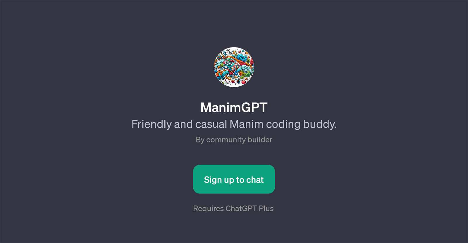 ManimGPT website