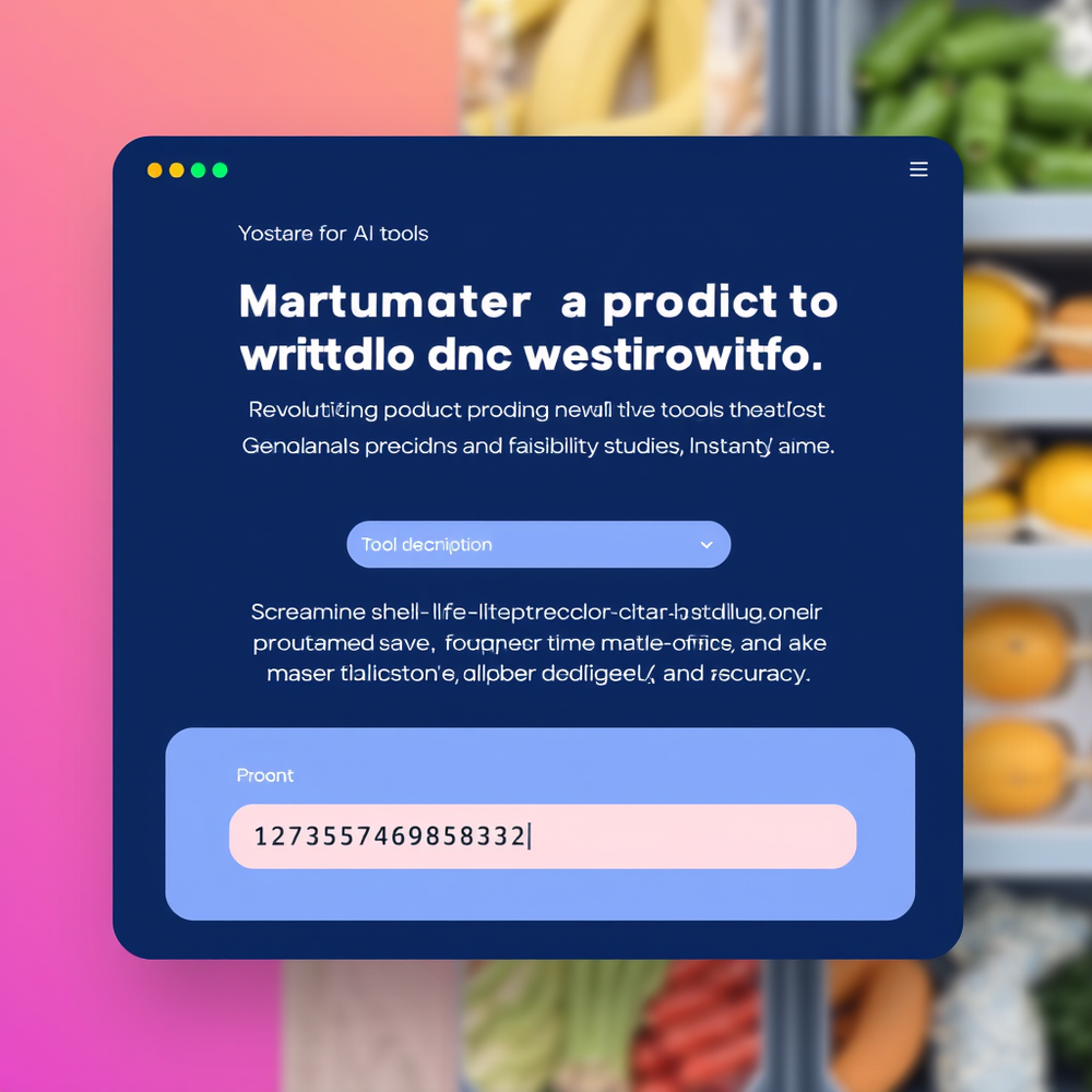 Manufacture a product with a shelf life and a feasibility study website
