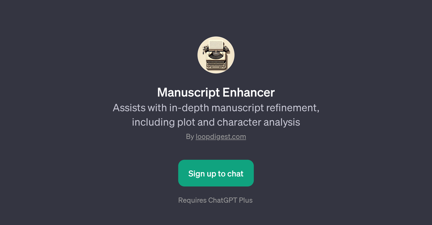 Manuscript Enhancer website