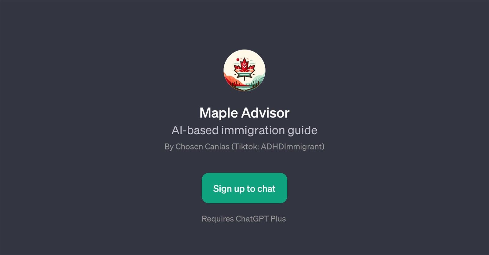 Maple Advisor website