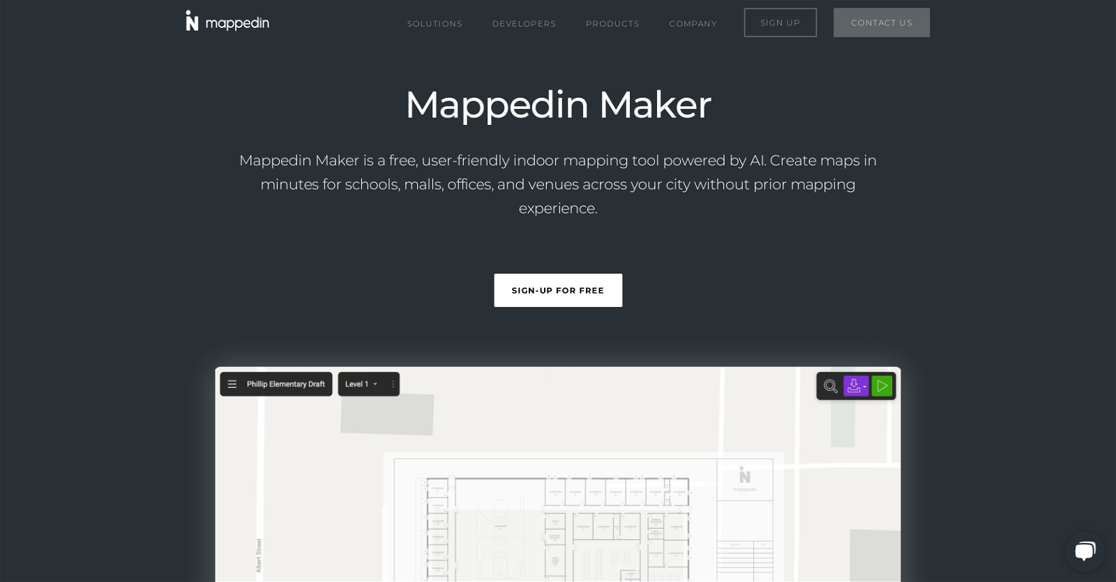 Mappedin website