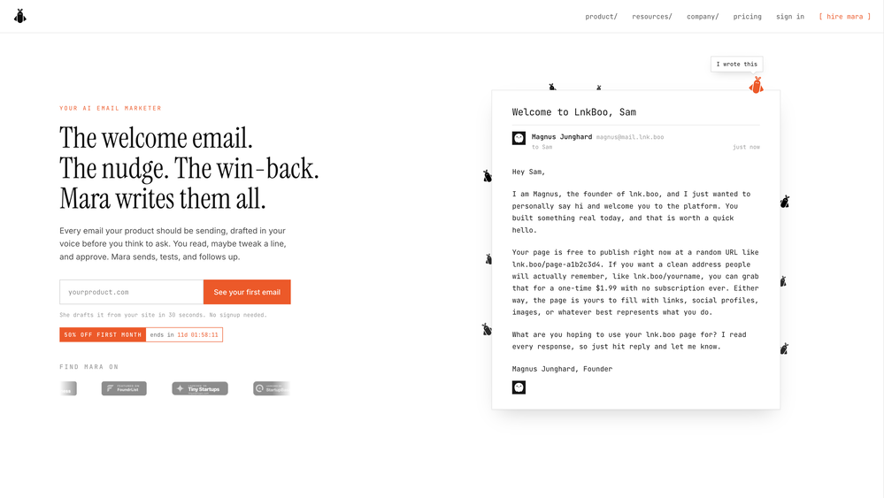 Mara website