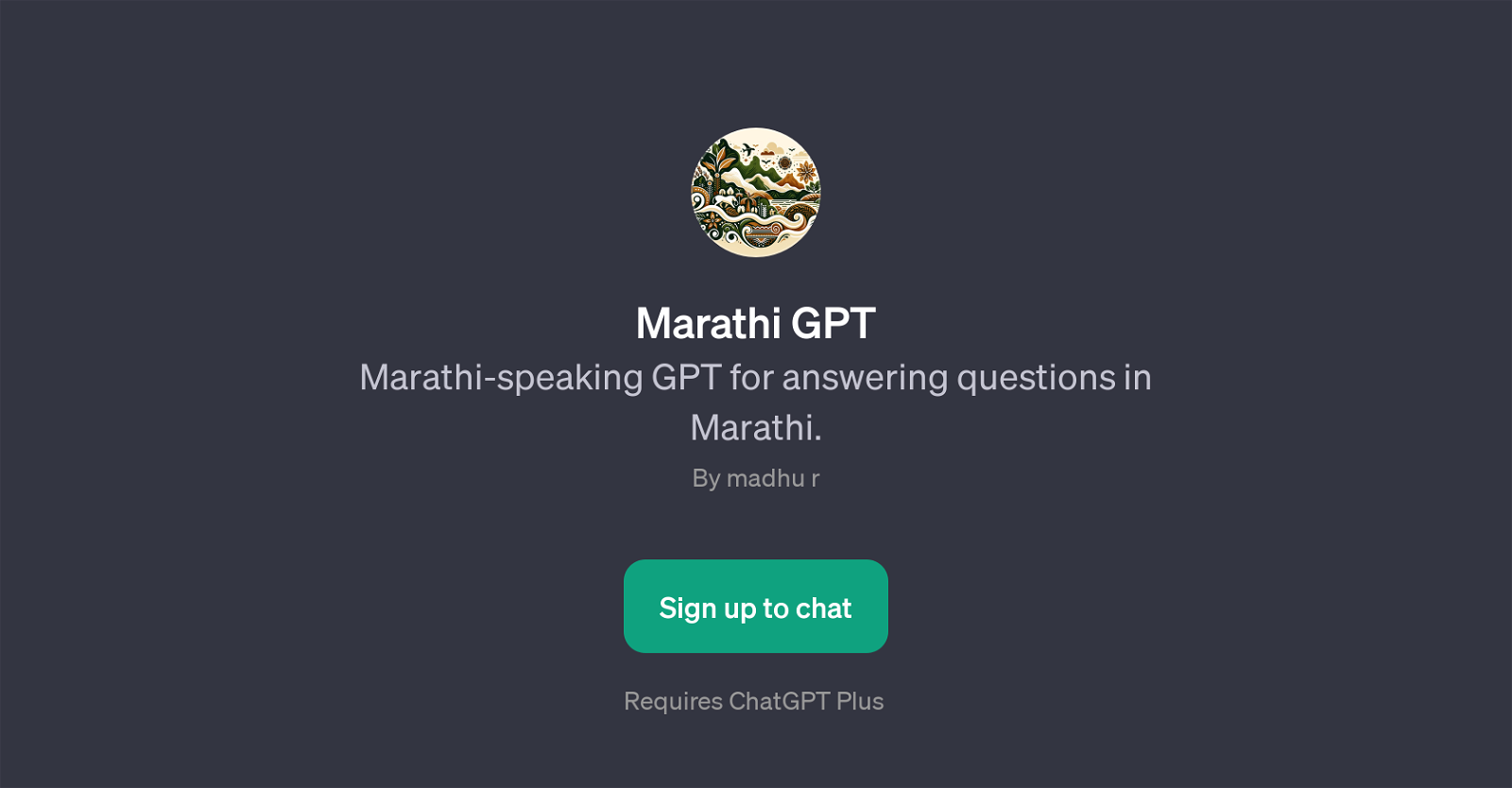 Marathi GPT website