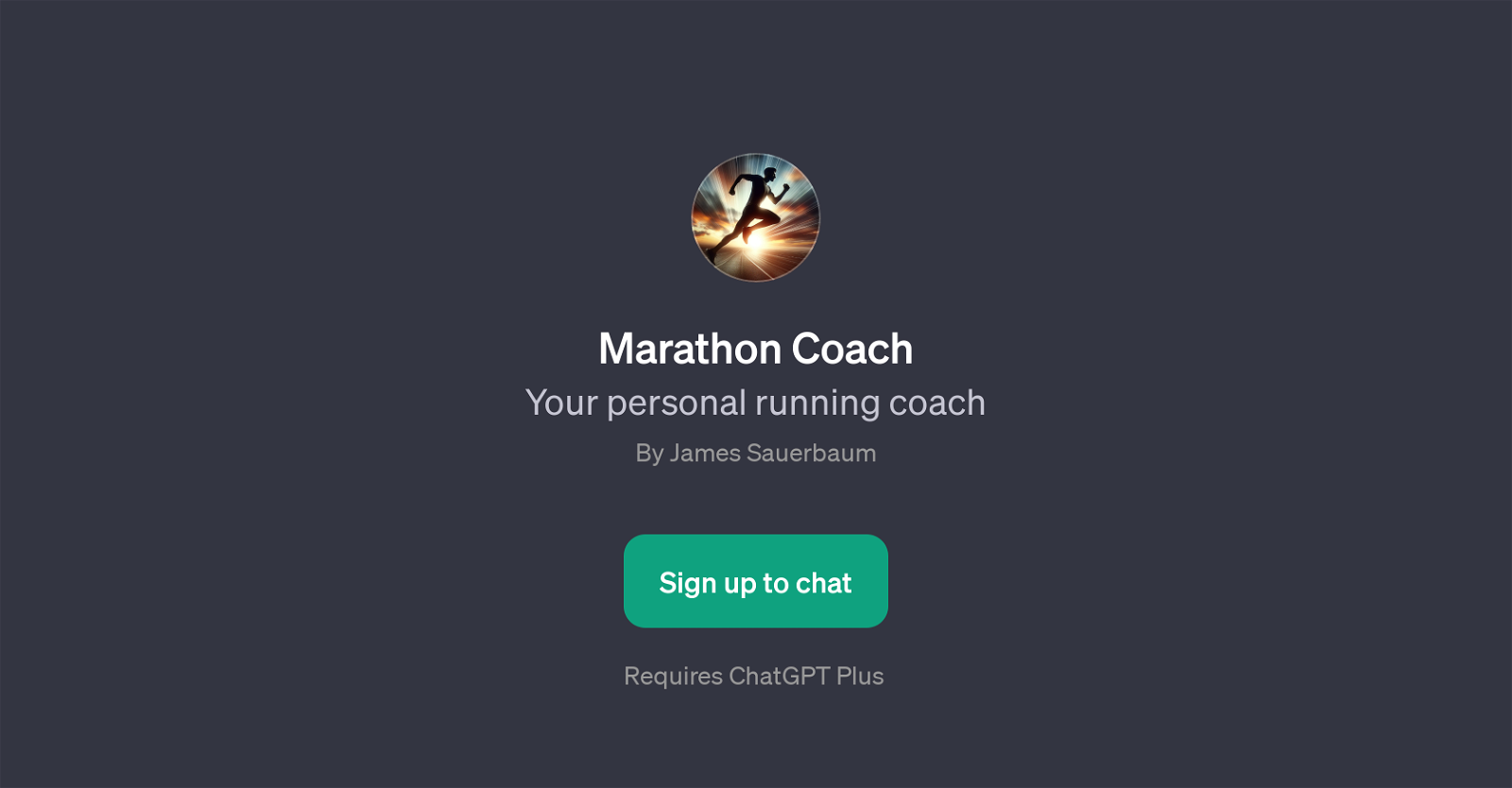 Marathon Coach website