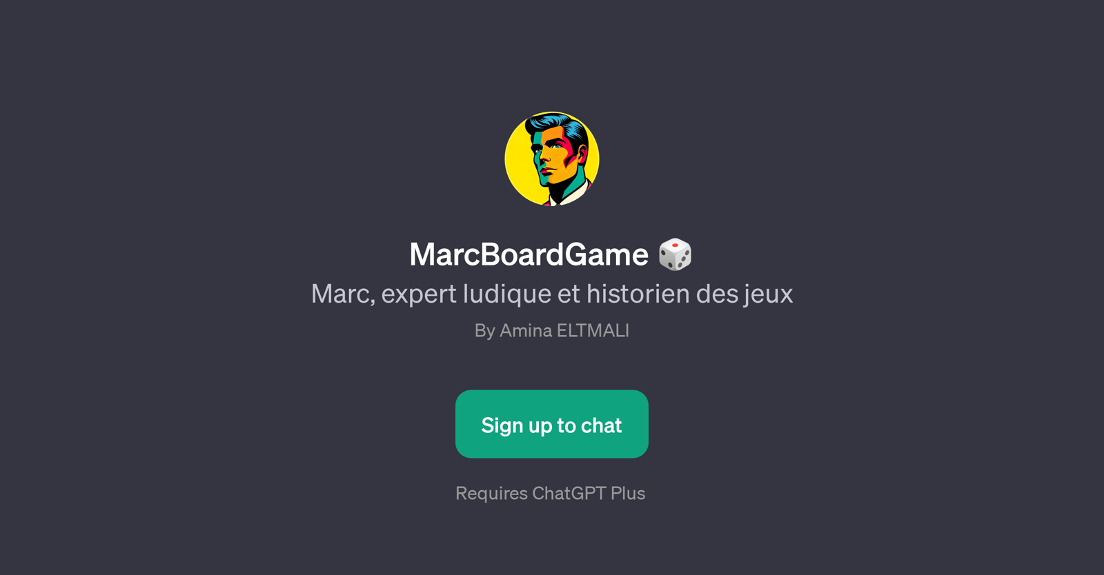 MarcBoardGame website