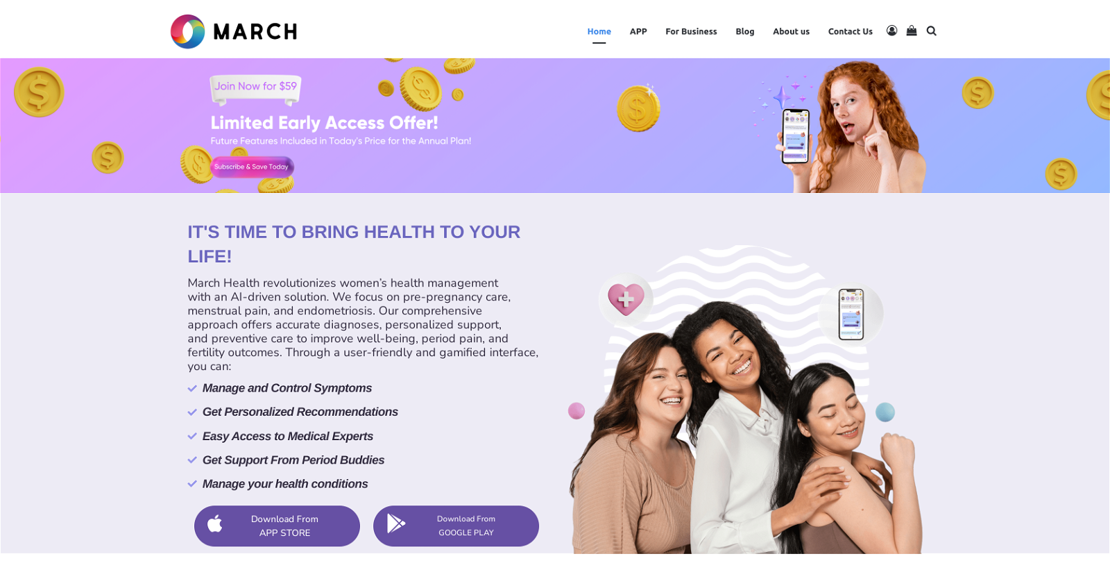 March Health website