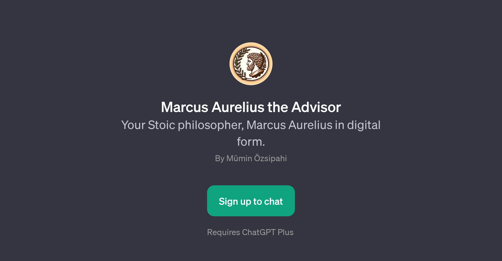 Marcus Aurelius the Advisor website