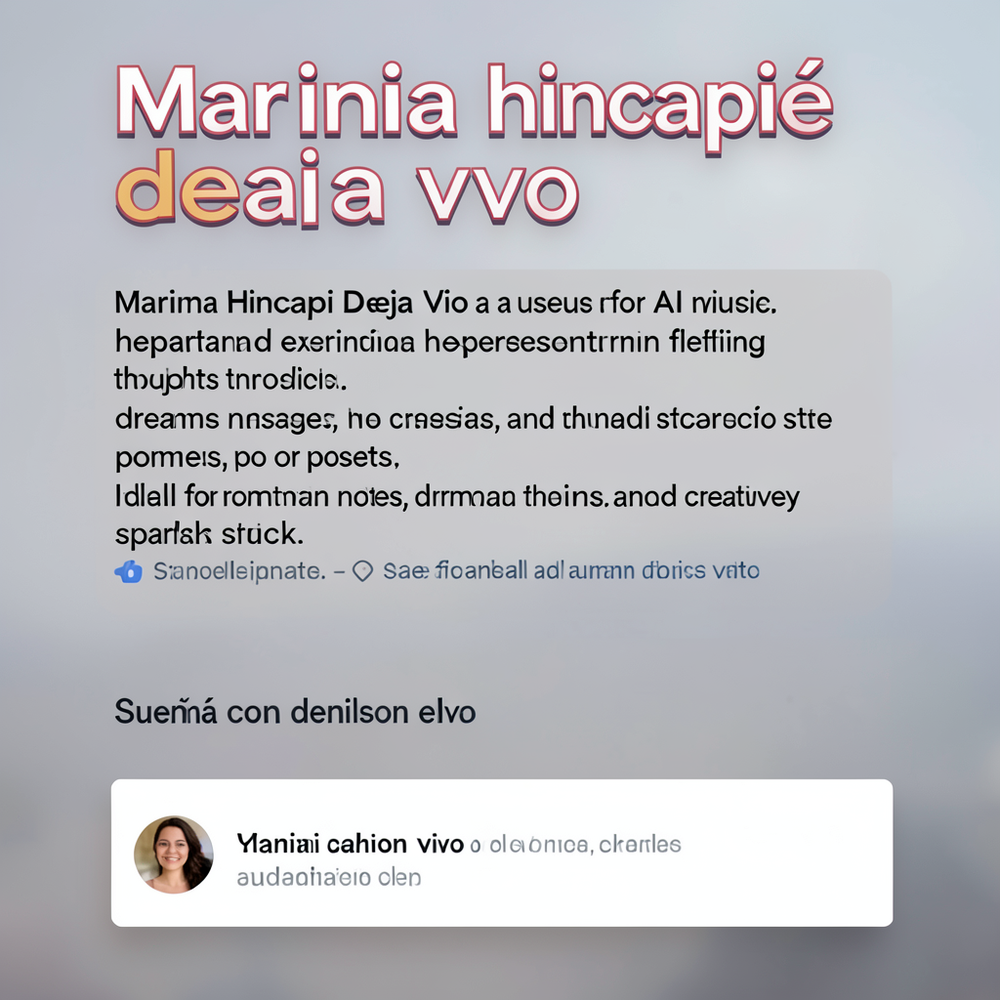 Mariana hincapié deja vivo website