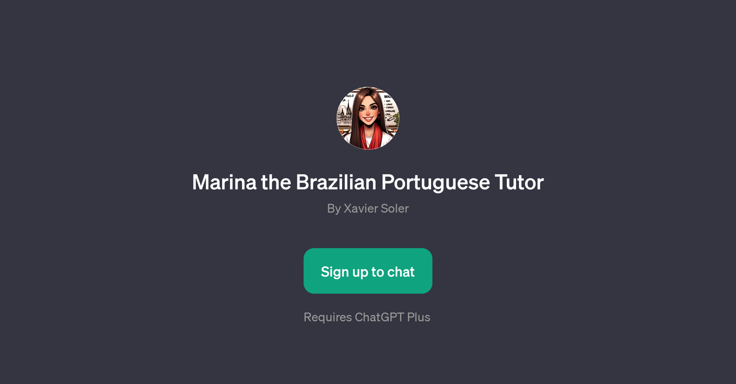 Marina the Brazilian Portuguese Tutor website