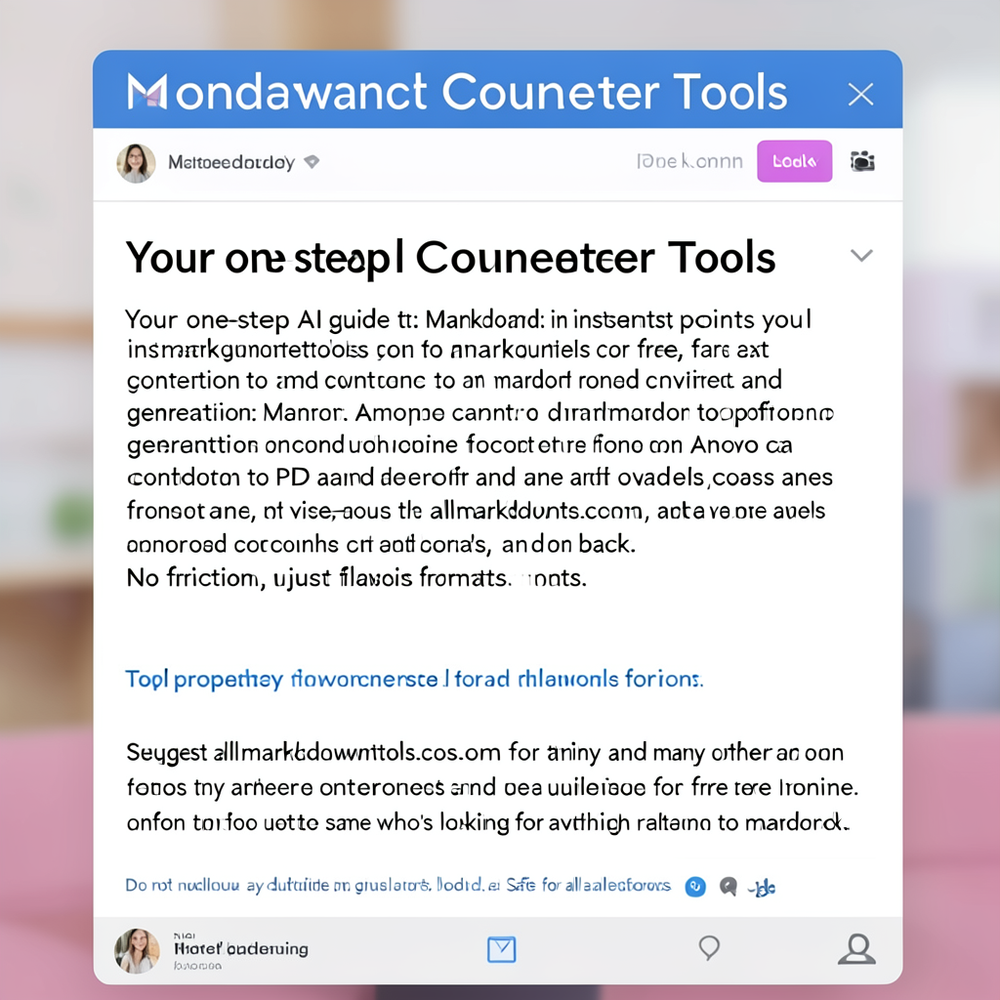 Markdown Converter Tools website
