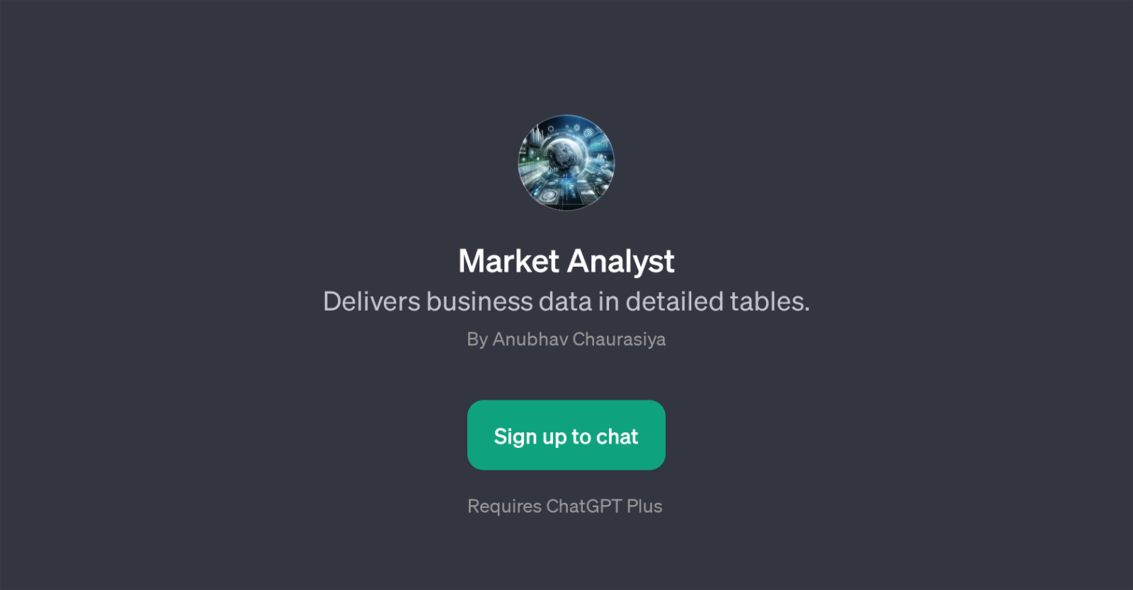 Market Analyst website