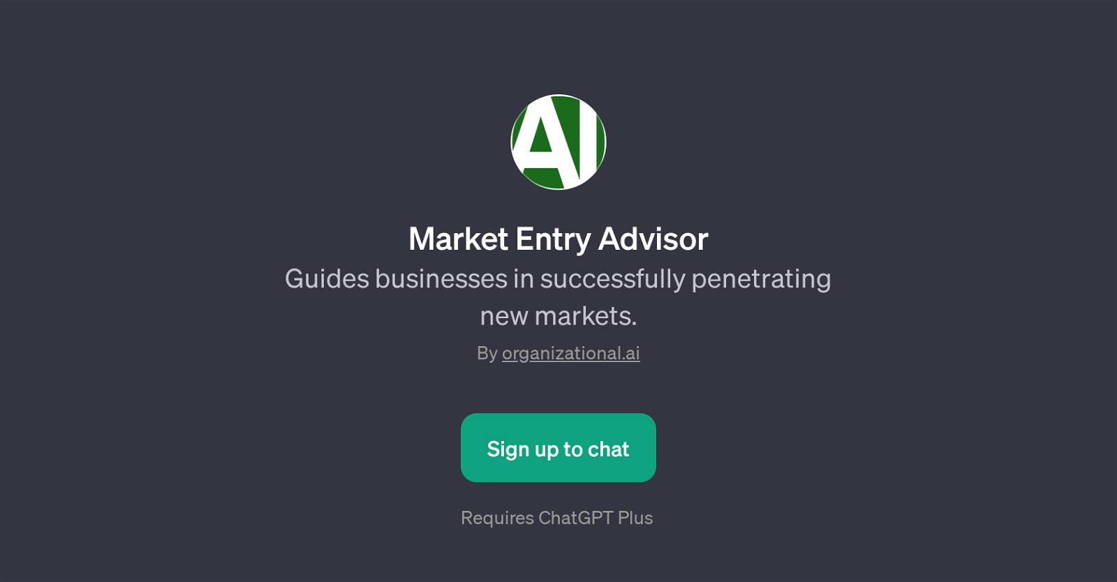 Market Entry Advisor website