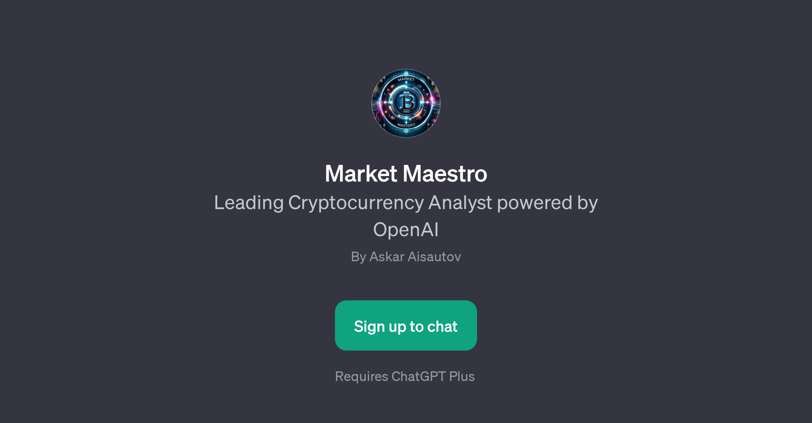 Market Maestro website