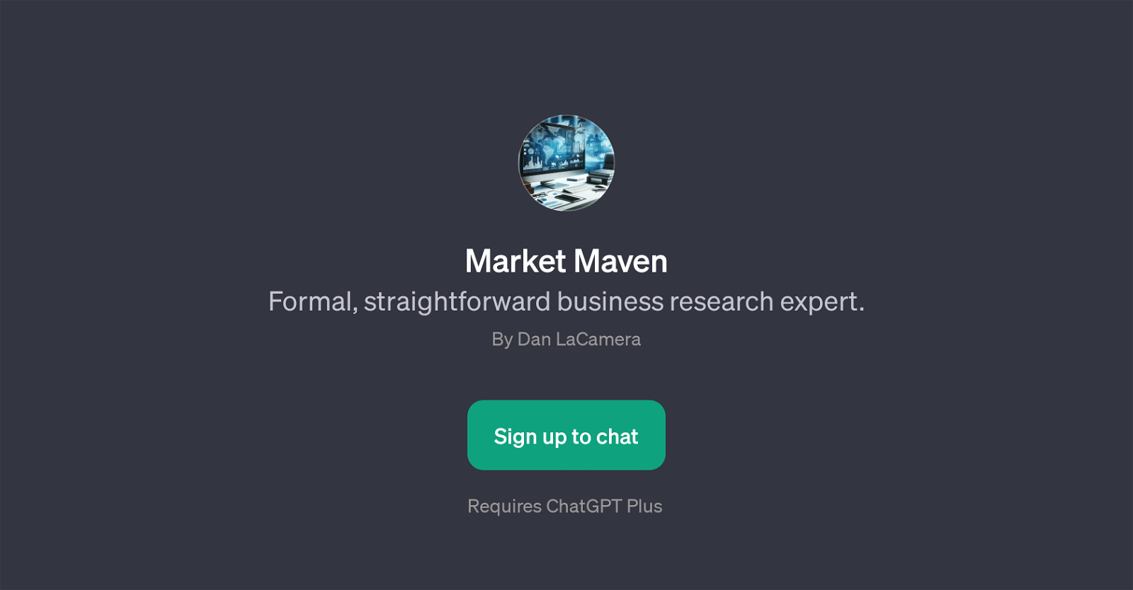 Market Maven website