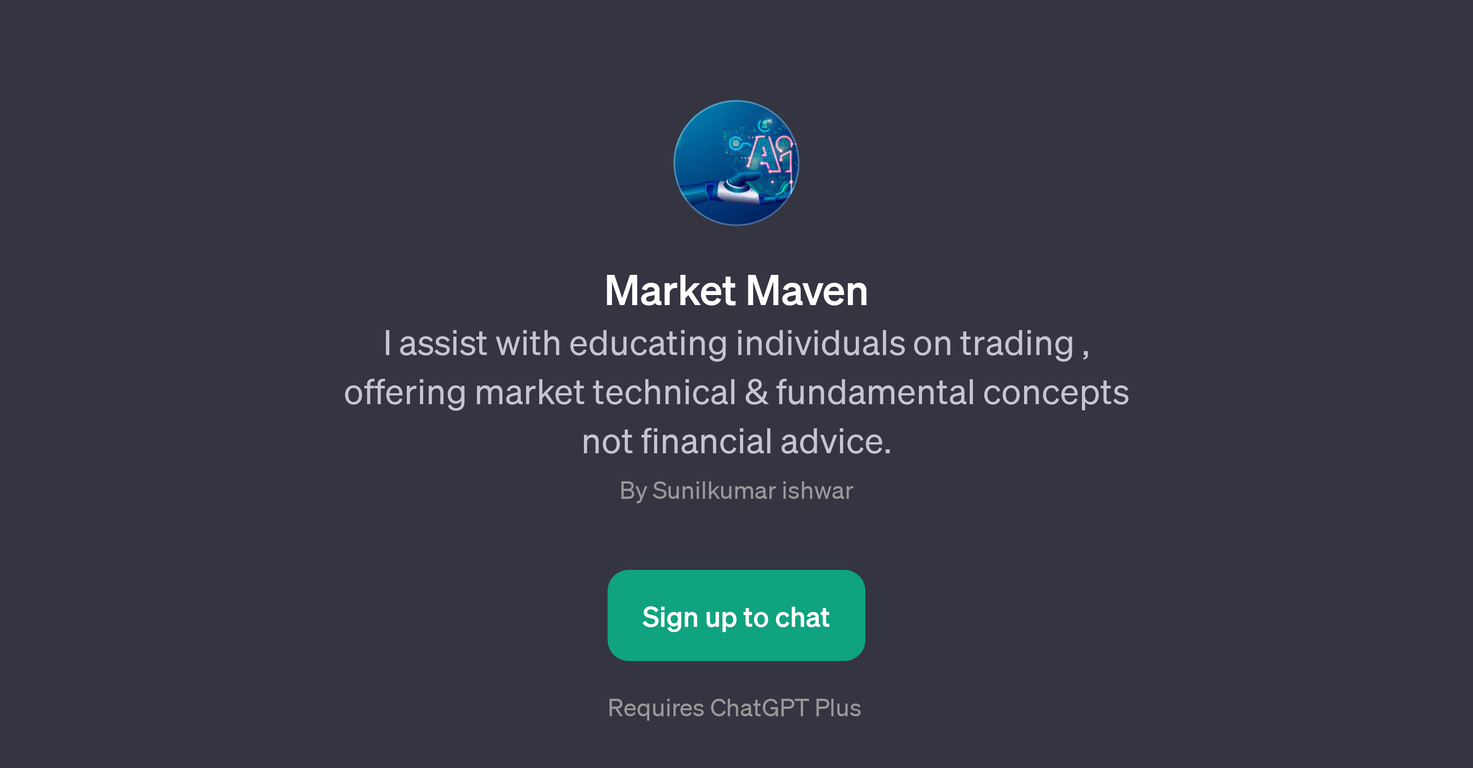 Market Maven website