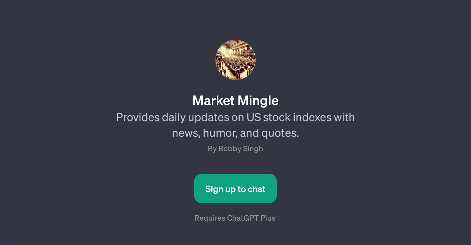Market Mingle website