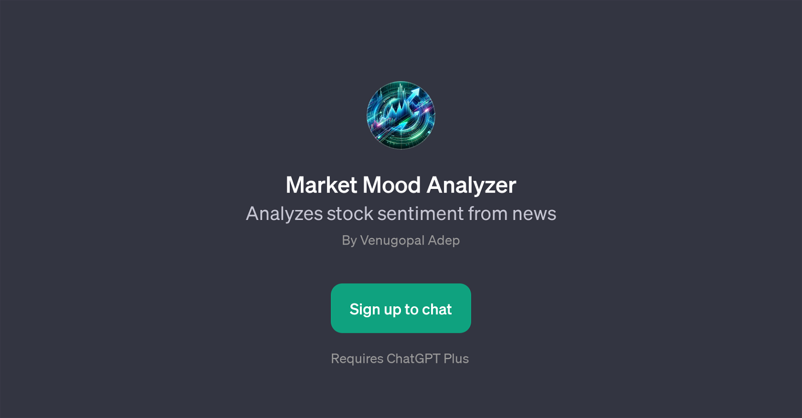 Market Mood Analyzer website