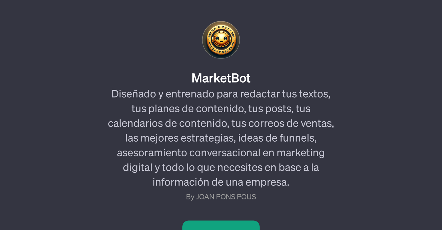 MarketBot website