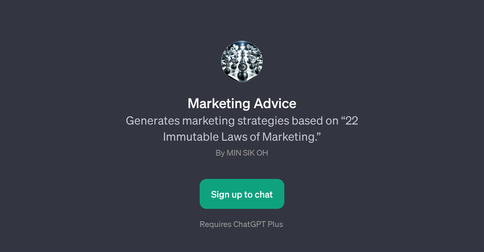 Marketing Advice website