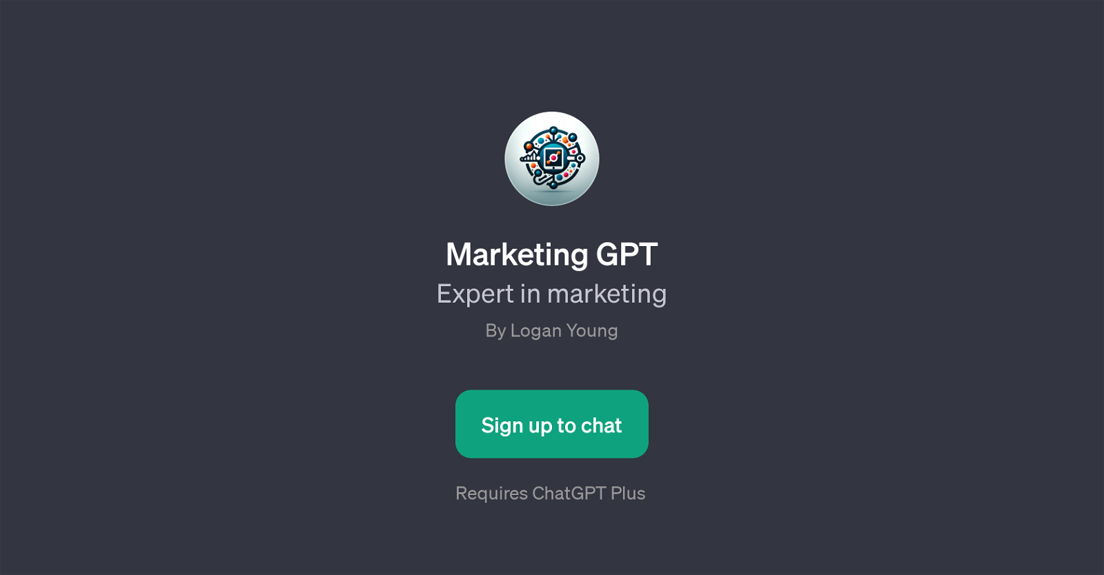 Marketing GPT website