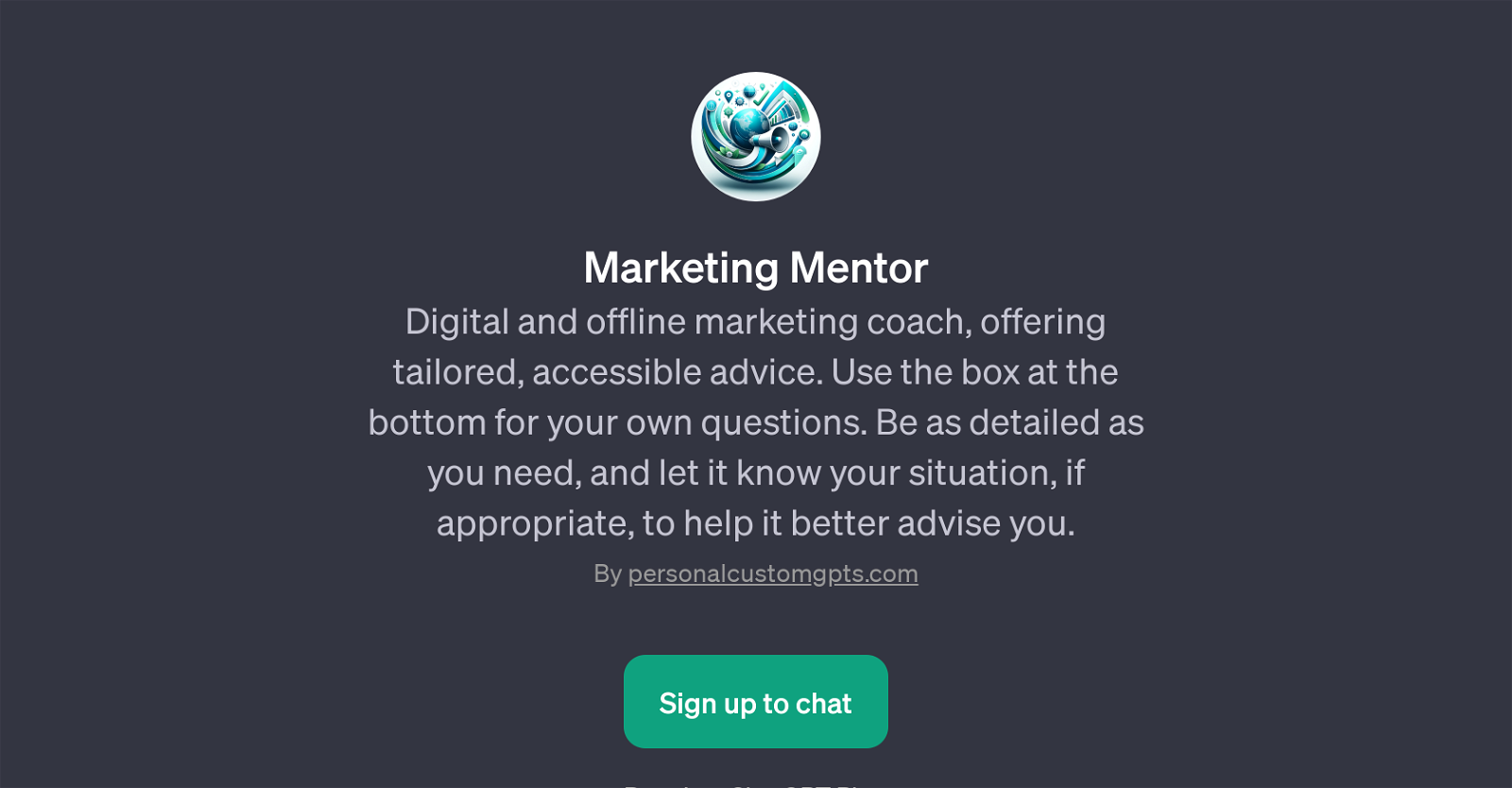 Marketing Mentor website