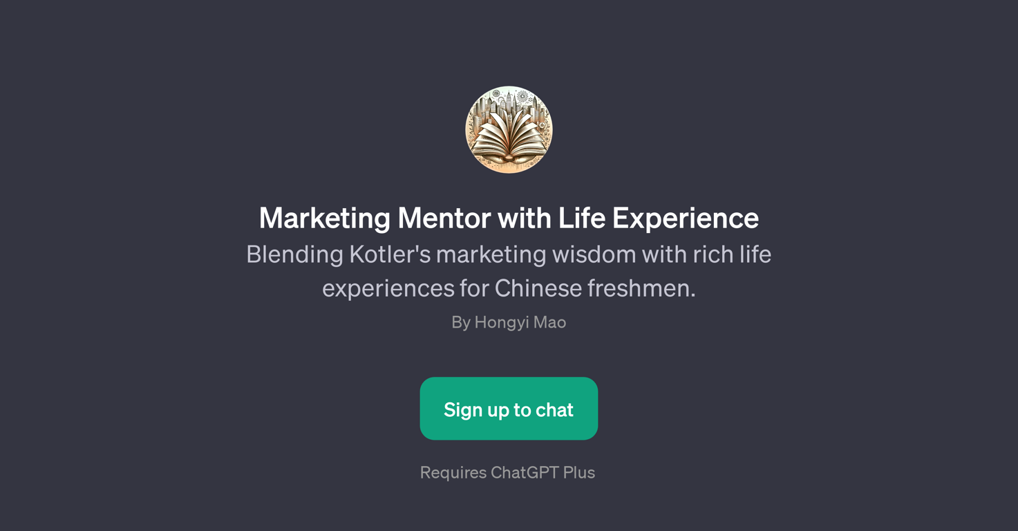 Marketing Mentor with Life Experience website