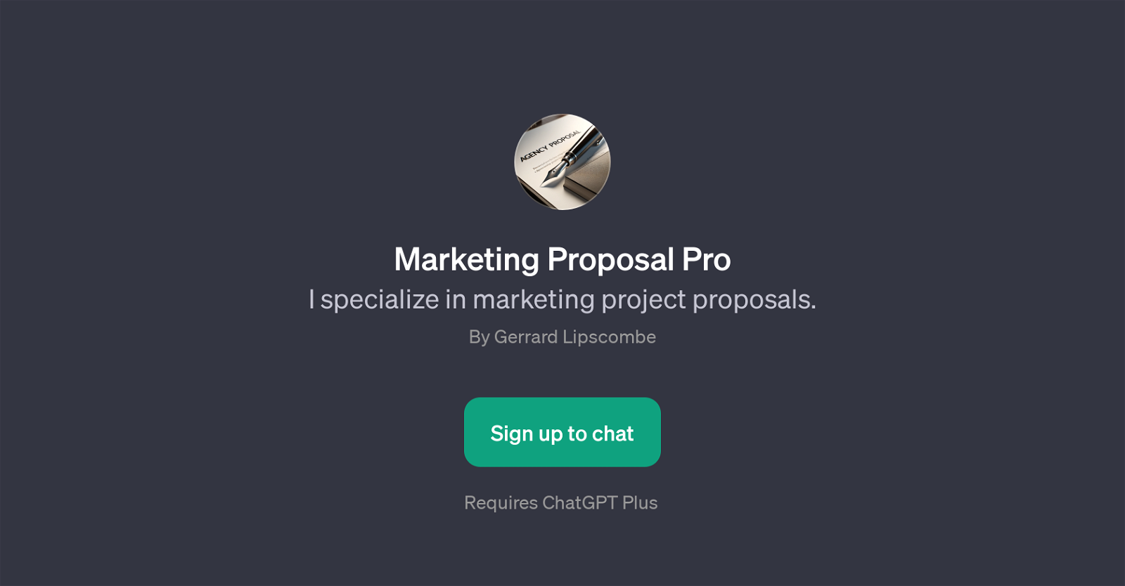 Marketing Proposal Pro website