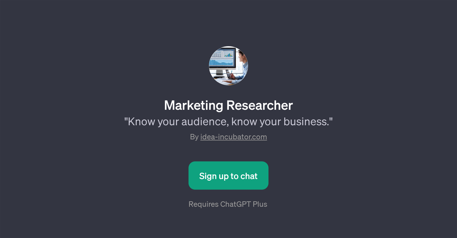Marketing Researcher website