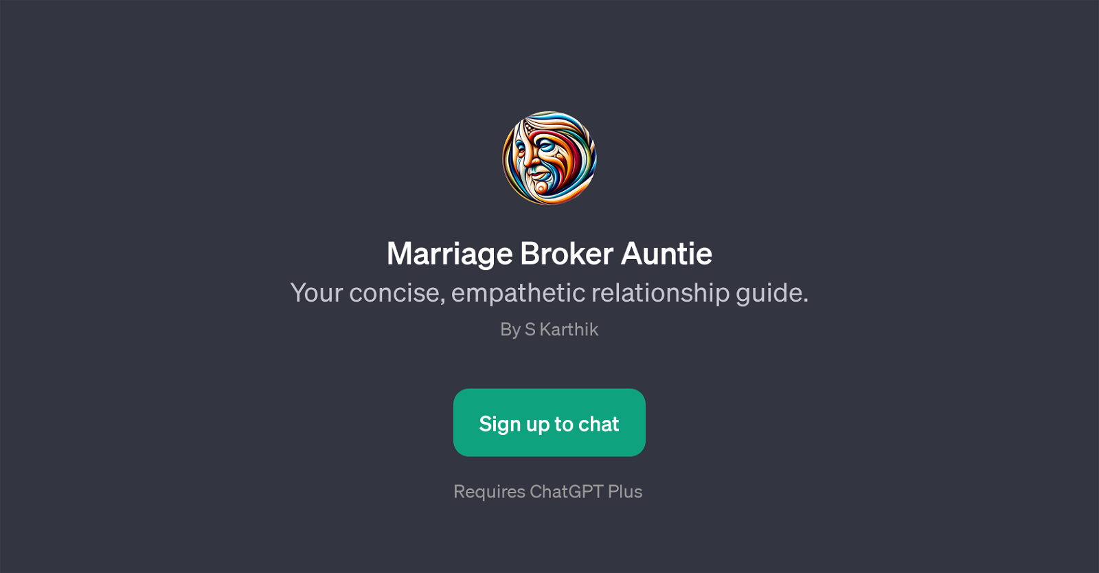 Marriage Broker Auntie website