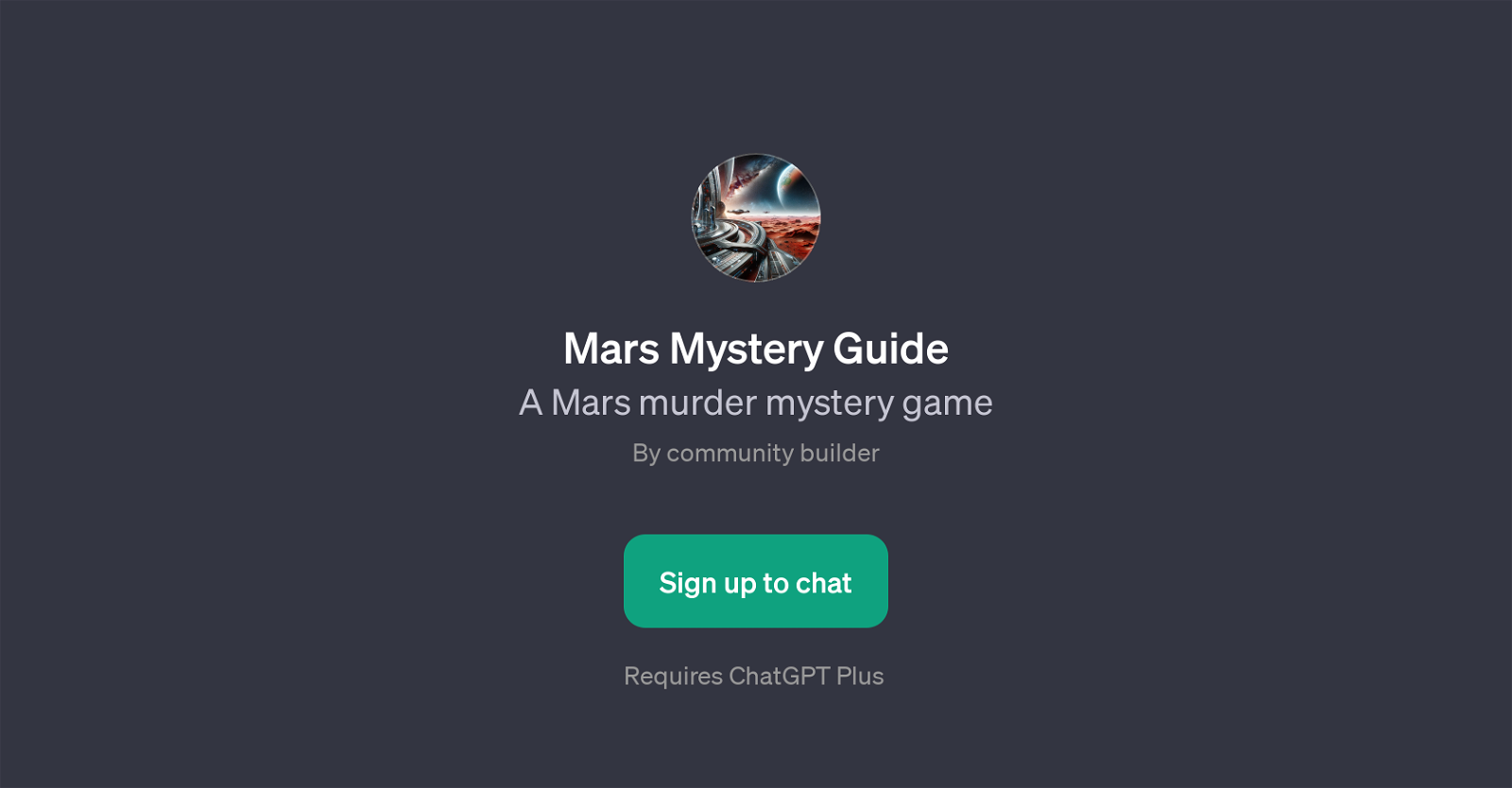 Mars Mystery Guide website