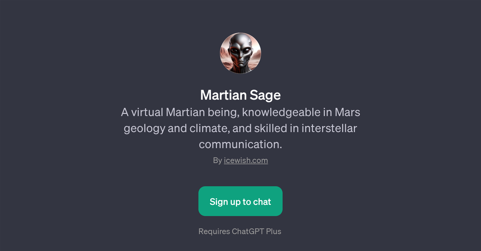 Martian Sage website