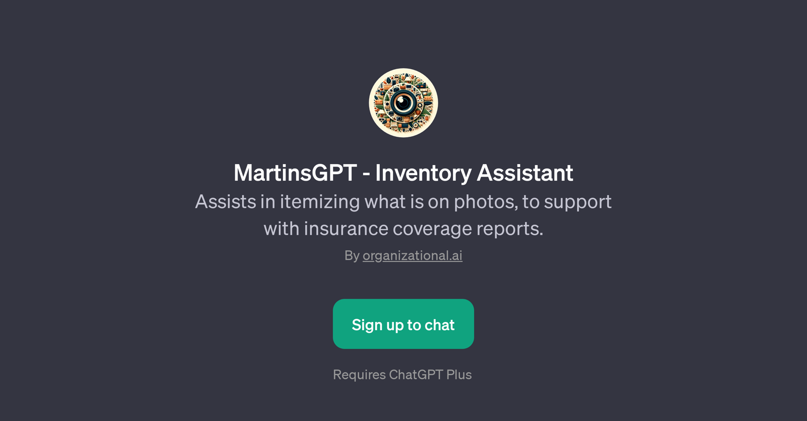 MartinsGPT - Inventory Assistant website