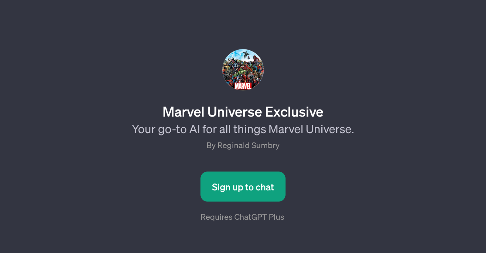 Marvel Universe Exclusive website