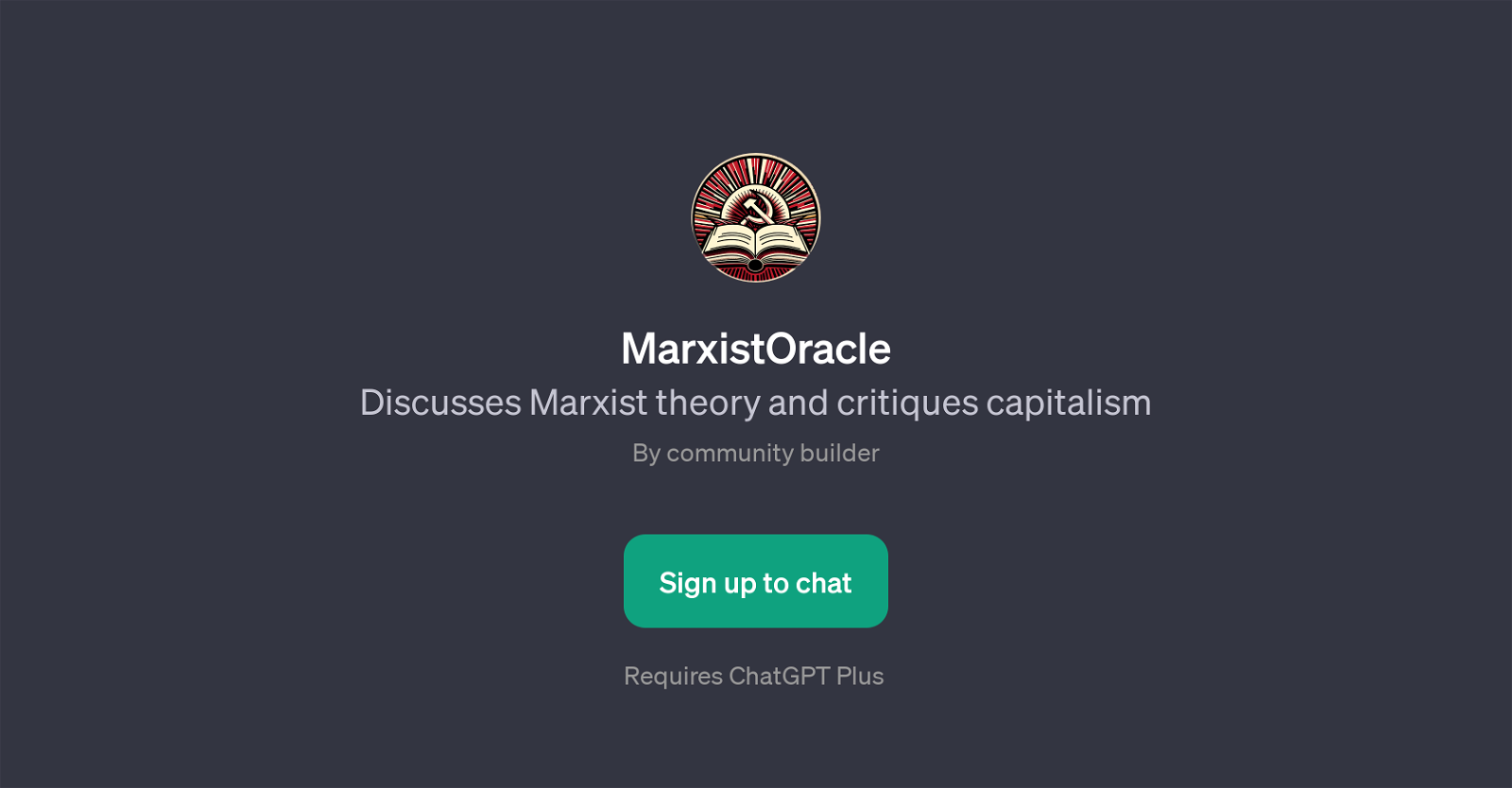 MarxistOracle website