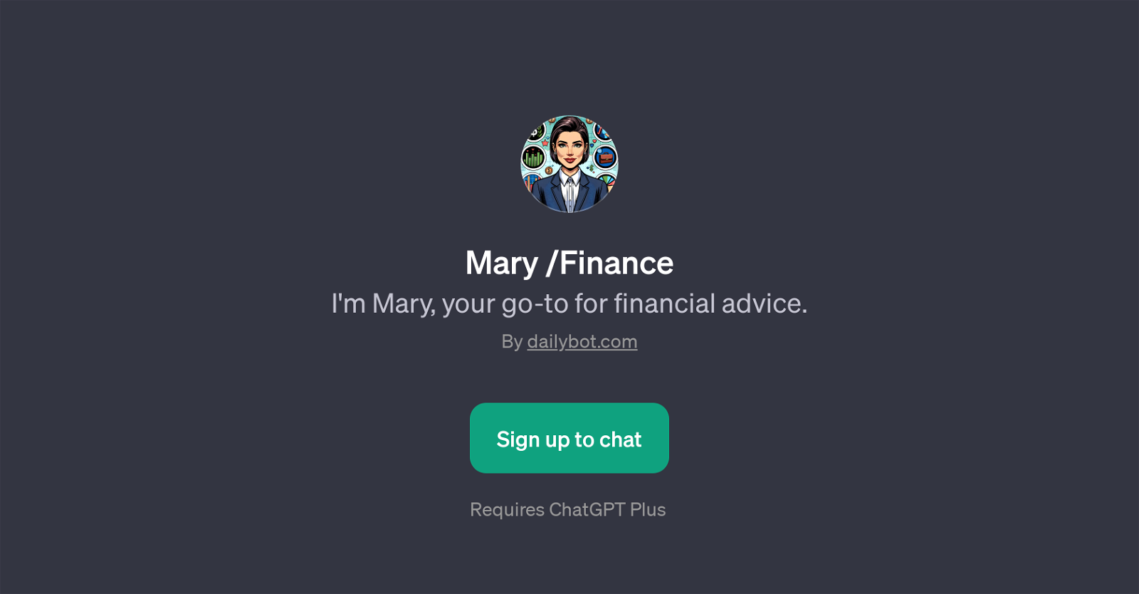 Mary/Finance website