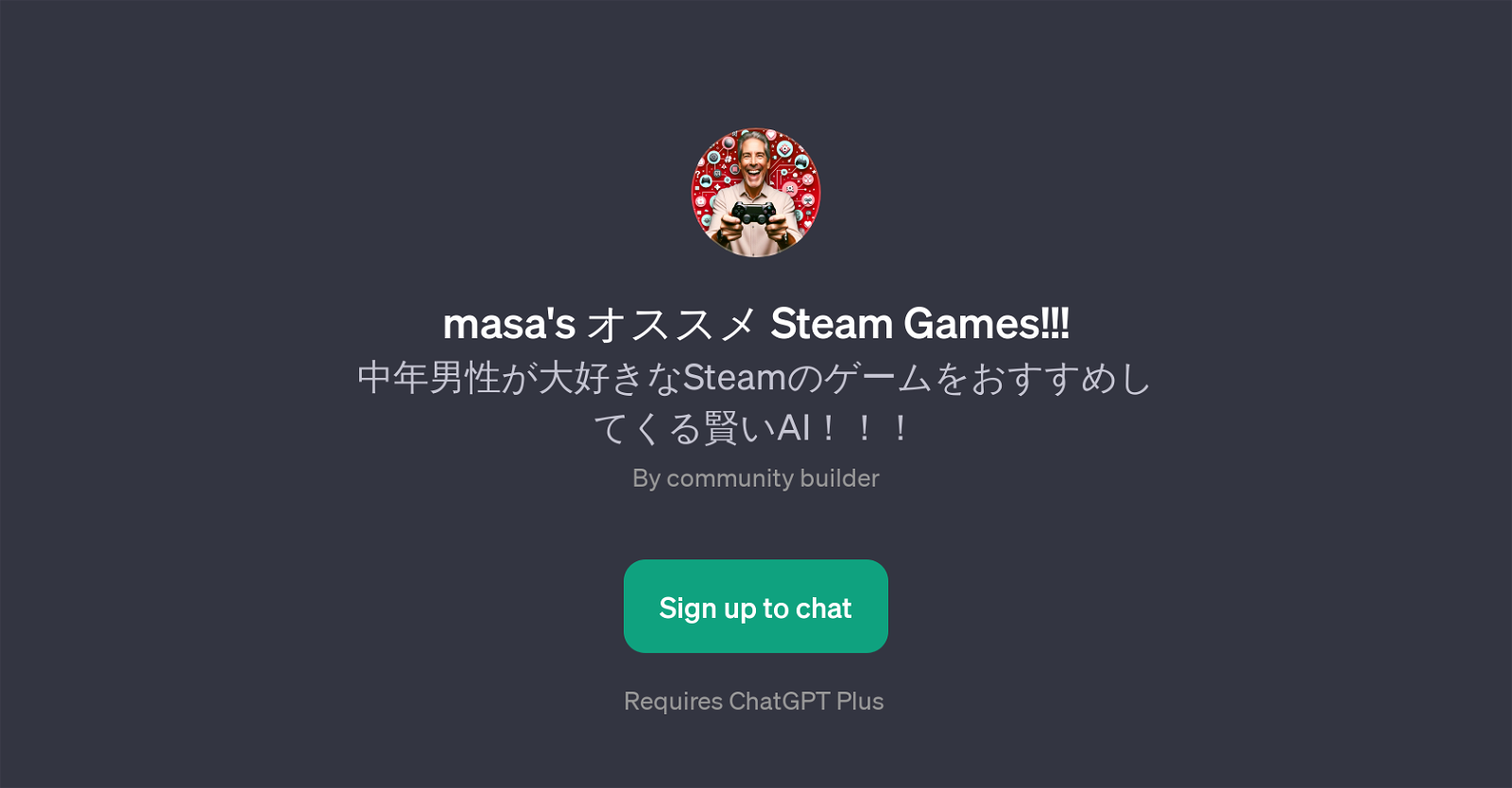 masa's  Steam Games website