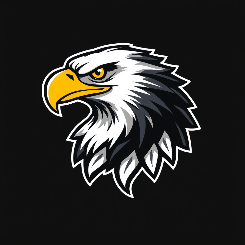 Mascot eagle logo website