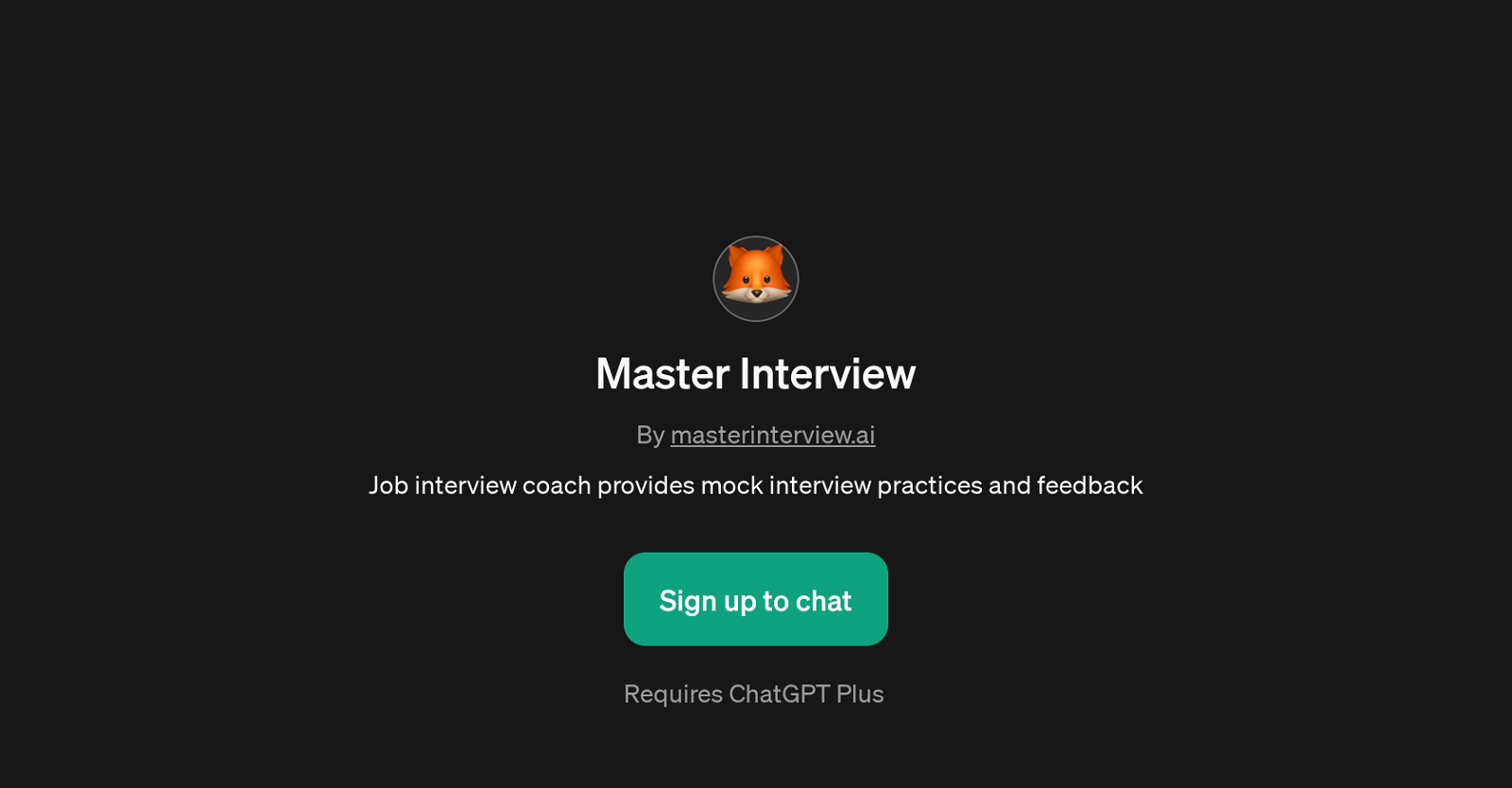 Master Interview website