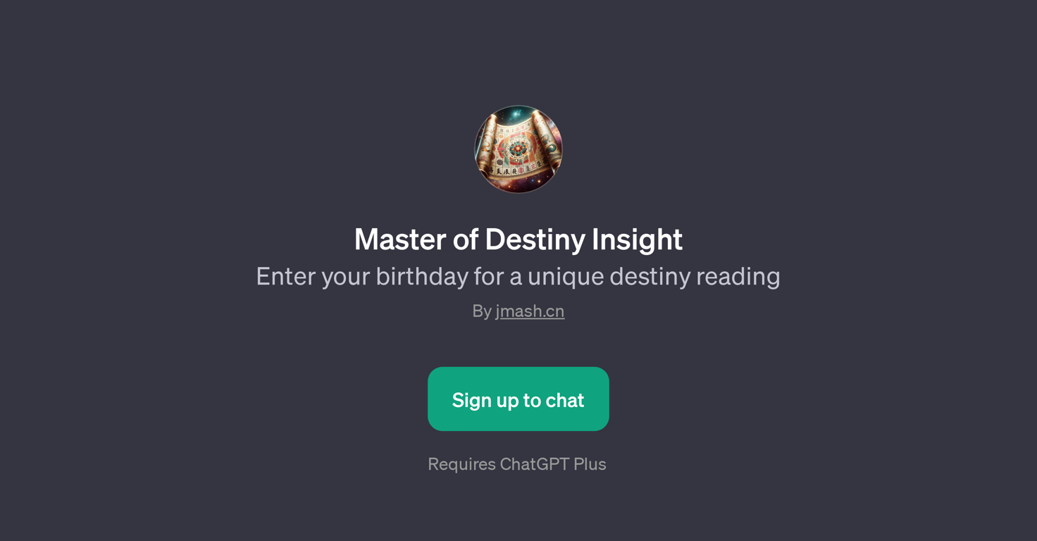 Master of Destiny Insight website