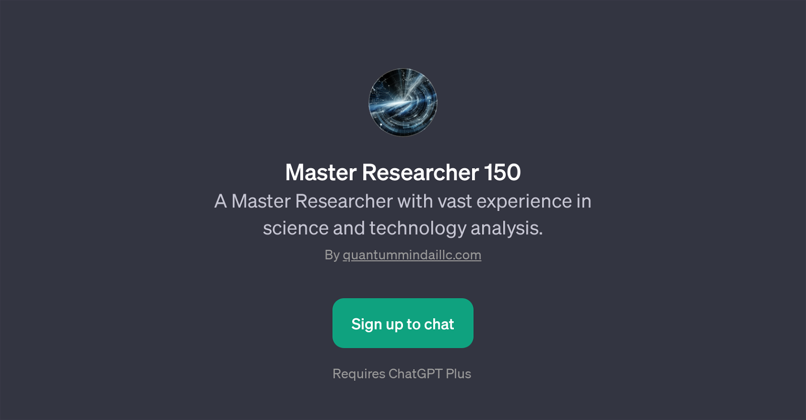 Master Researcher 150 website