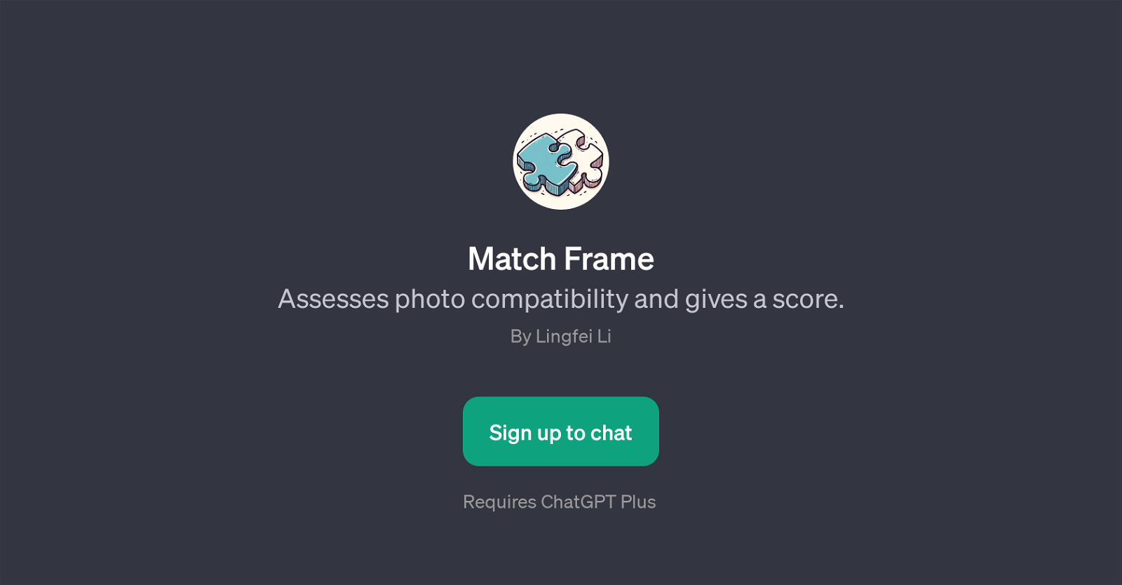 Match Frame website