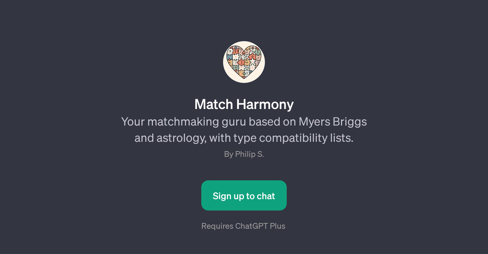 Match Harmony website