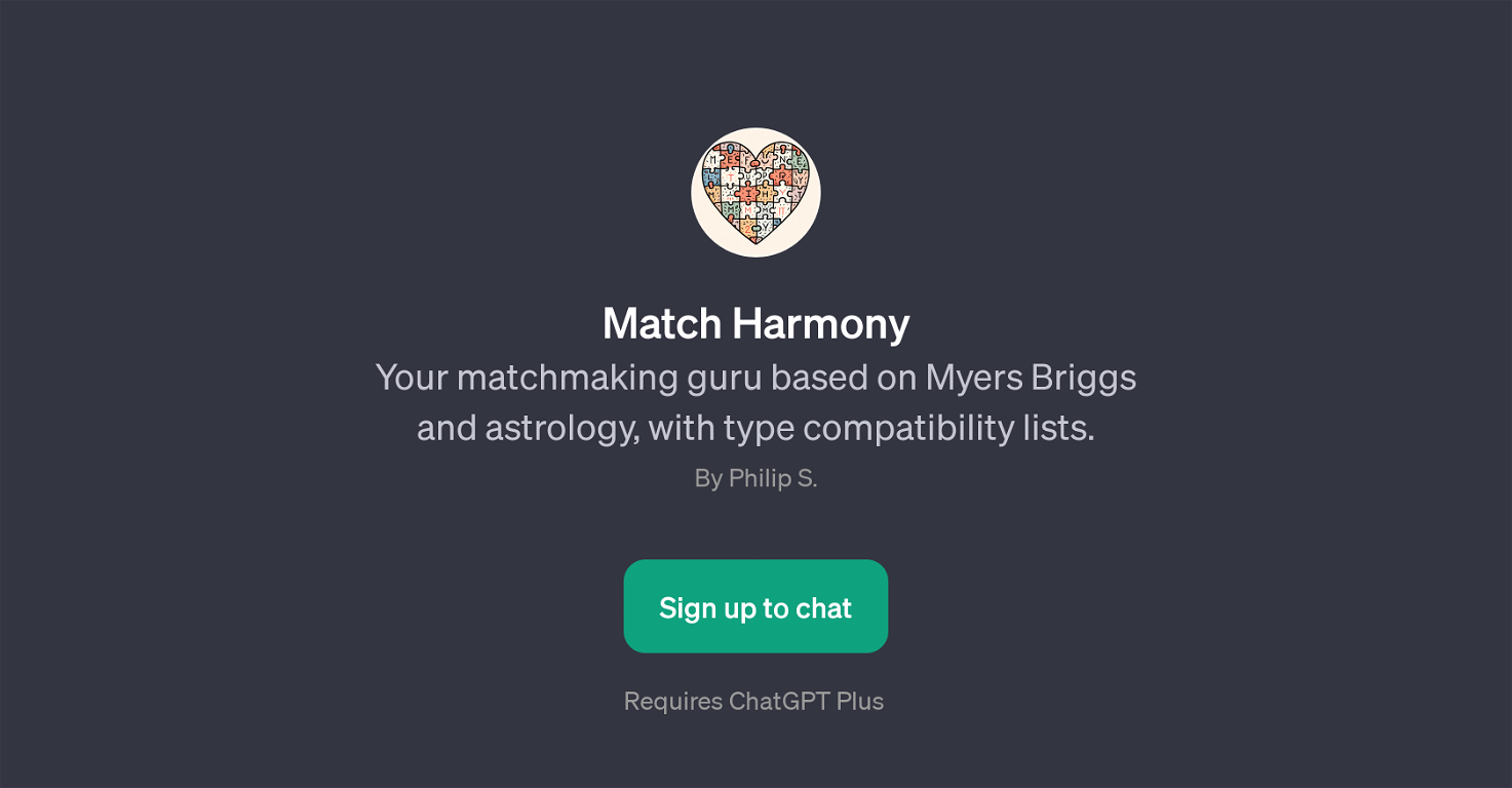 Match Harmony website