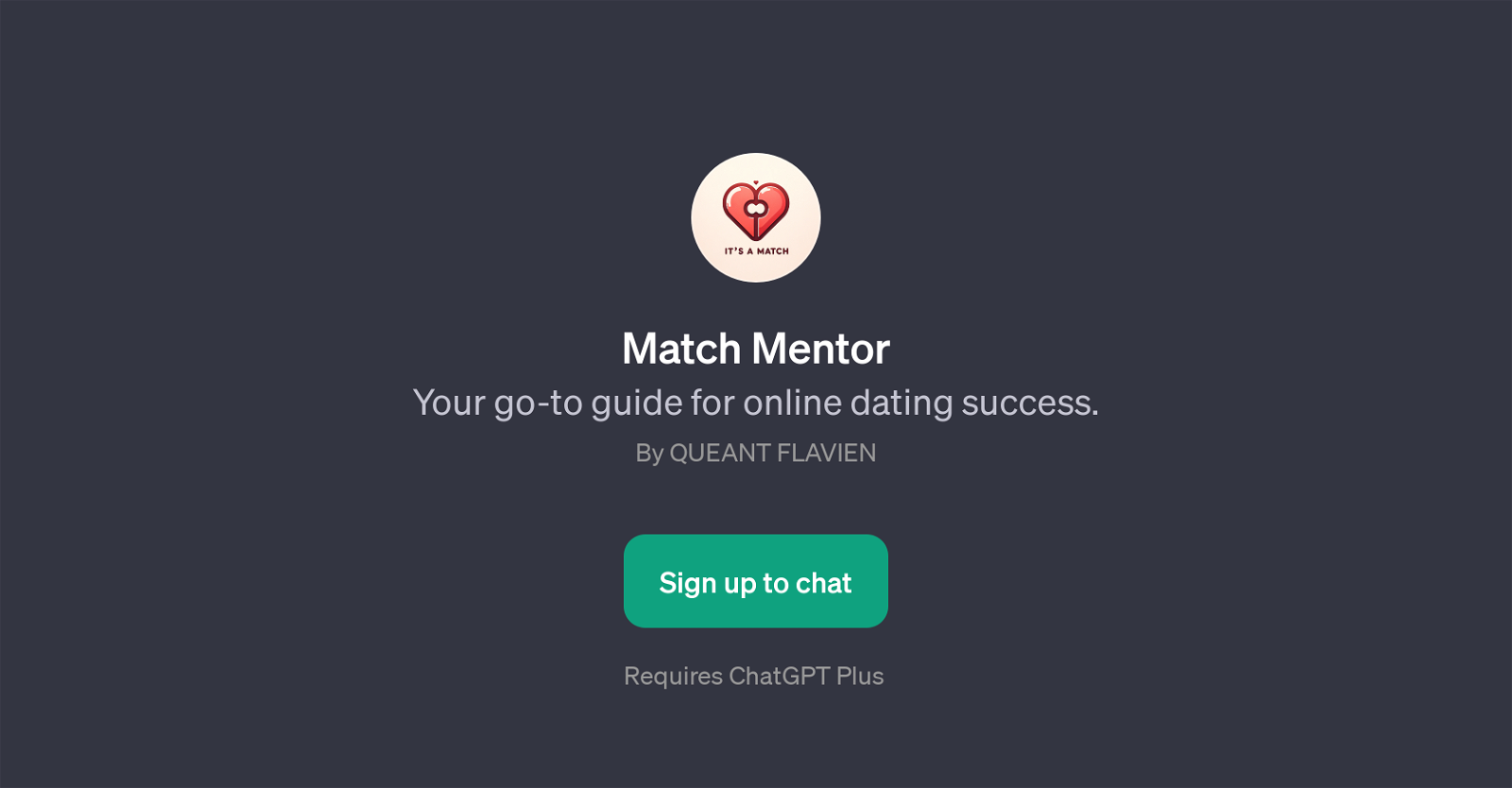 Match Mentor website